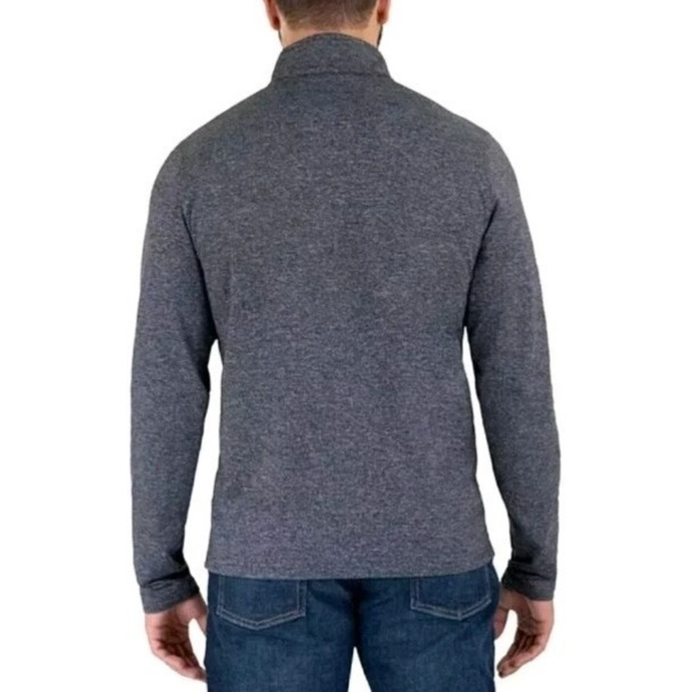 Gerry Men's‎ 1/4 Zip pullover Long Sleeve Shirt, Gray Medium - Picture 2 of 4